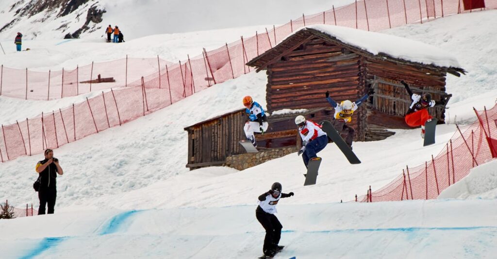 ミラノオリンピックで日本代表がメダルを狙う注目冬季競技のイメージ。初心者でも競技の雰囲気が伝わるビジュアル。